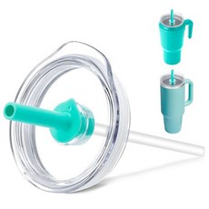 머그 가을 캠핑 등산 겨울 Prurex 교체용 빨대 뚜껑 Yeti 887.5g30온스 램블러 및 하이드로 플라스크 여행용 텀블러 946.4ml32온스 1.1kg40온스와 호환, Teal