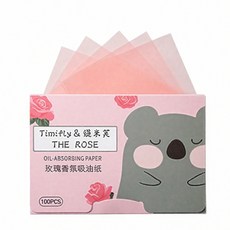 Timifly & 緹米芙 玫瑰吸油面紙, 1個, 100個裝