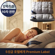 리치바오밥 호텔베개 5성급 프리미엄, 1개, 그레이