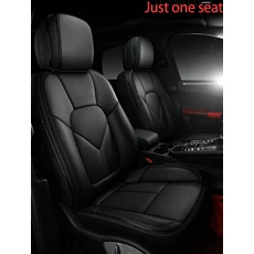 Toyota Land Cruiser CHR Corolla Yaris Prius RAV4 용 나파 가죽 카시트 커버 스타일링 자동차 액, 01 사계절, 01 진짜 가죽, 18 Just one seat