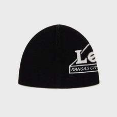 리 자카드 비니 블랙 192830