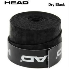테니스볼 머신 테니스용품 헤드 라켓 PU 오버그립 미끄럼 방지 땀 흡수 소프트 랩 탭 댐퍼 건조 및 진동 점착성 그립 로트당 10 개, 7) Dry black, 10개