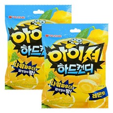 오리온 아이셔 하드캔디 레몬맛, 2개, 100g