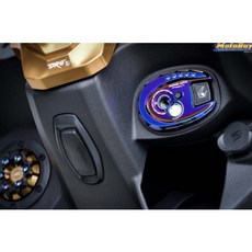 APEXX 鎖頭蓋 DRG FNX VEGA 鍍鈦 CNC 造型外蓋, 1個, VEGA 用,藍色