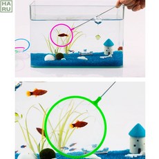 물고기 뜰채 건지기 어항불순물제거 똥치우기 이동하기, 1개