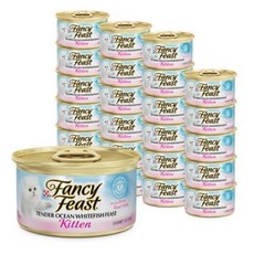 팬시피스트 키튼 고양이 텐더, 흰살생선, 85g, 24개