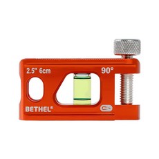 BETHEL Conduit 어뢰 레벨 마그네틱 파이프 미니 레벨 V 그루브 및 자석 트랙이 있는 6.4cm(2.5인치) 버블 바이알 알루미늄 합금 구조, 오렌지-6.4cm(2.5인치), 1