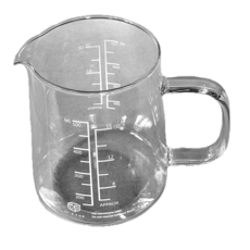 IT'S FUN 玻璃量杯 精準刻度耐熱材質 廚房烘焙必備, 透明, 1個, 500ml