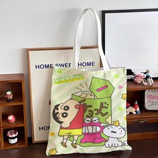 모모상점 장꾸 캔버스 에코백 귀여운 캐릭터 숄더백 보조가방 캔버스백