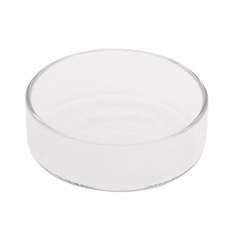 유리 피더 접시 3.9 3.5 3.2 3.0 2.6 2.4 메기에 대한 넓은 투명한 둥근 음식 그릇에 Cory Cory Pleco 바닥 먹이 물고기, XS, 1개