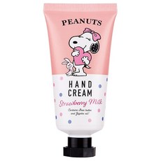 (PEANUTS) 30mL 스누피 핸드 크림 딸기 우유 선물 선물 선물 여성 남성