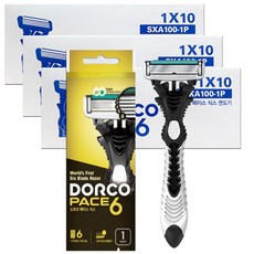 도루코 페이스 6 휴대용 면도기, 1개입, 30개