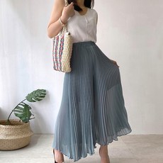 NEMO&LOOK 方形女式雪紡百褶褲