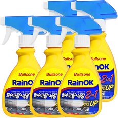 불스원 레인OK 발수코팅 & 세정 2 in 1, 300ml, 5개