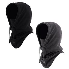 Geekboard 運動護頸套拉絨頭巾巴拉克拉法帽 2P