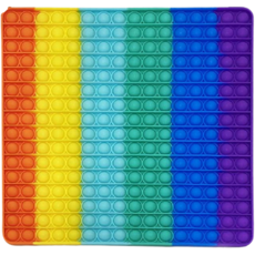 [푸쉬 팝] 30CM 레인보우 초대형 푸쉬 팝 버블 보드게임(모양 랜덤 발송), 1개