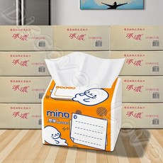 MINA 洣濃 雙層抽取式柔紙巾 300抽, 1個, 一箱/共24包,每筆訂單限購1箱