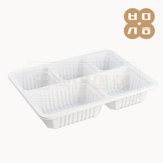 (수량한정 초특가) 백만상회 [NS] 실링용기 70호5칸 백색 (소량), 100개입, 1개