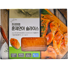 프리미엄훈제연어 슬라이스 훈제연어 슬라이스 연어 300g [원산지:칠레], 1개