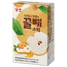 꽃샘 꿀배 스틱, 1개, 20개입, 20g