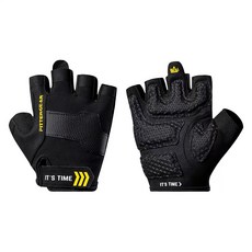 FITTERGEAR 男款低強度手套（器械訓練 引體向上 防起繭 戰繩運動 單杠 防滑 耐磨）, 黑金經典款,ＸＬ, 1個