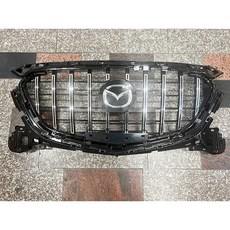 ADT.車燈.車材 MAZDA-3 馬自達-3 馬3 17-19 GT 直瀑式水箱護罩，提升愛車外觀與保護，簡易安裝, 1個