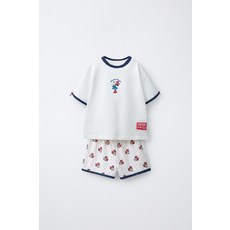 국내배송 자라 ZARA 1 12-6세용 MINNIE MOUSE © DISNEY 파자마 - 블루 화이트 984275