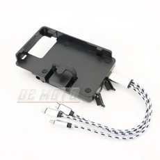 ZONTES 2024 방진 브래킷 휴대폰 GPS 네비게이션 스탠드 거치대 익스텐션 바 ZT703F 703 F ZONTES 703F, [02] USB 22MM