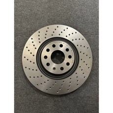 BREMBO 碟盤 來令 GOLF GTI 7 P版 大P CS版 TIGUAN S3 前後煞車盤 來令片, 1個, 前340MM後製加工打孔盤一片
