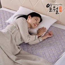 일월 전기매트 빗살 워셔블 카본 탄소 전기장판 전기요 싱글, 단품, 단품