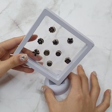 PE필름 악세사리 액자 케이스 화이트 11x11, 1개, 기본1