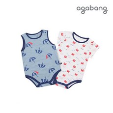 아가방 바캉스바디수트세트 BLUE 01Q31751242_P417762526 580247