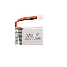 국내인증 3.7V 300 MaH 미니드론 배터리 4개세트, 300배터리4개