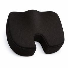 에클레냐 무중력 체중분산 메모리폼 꼬리뼈 무하중방석, 블랙