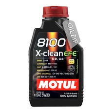 모튤 디젤 엔진오일 8100, 1개, X-clean EFE 5W30, 5w30, 1L