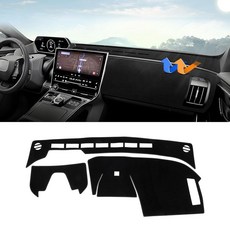 Autorder 토요타 캠리 2007-2011용 그레이 대시보드 커버 매트 액세서리 대시 커버 업그레이드 폴리에스터 대시 매트 햇빛 가리개 눈부심 UV 광선 프로텍터, 2023-2025 Toyota bZ4X