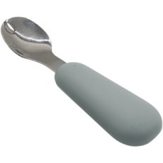 專業兒童學習湯匙 (副食品/兒童餐具), 山嵐灰,湯匙, 湯匙