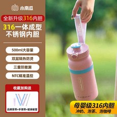 台灣出貨 便攜式電熱水杯出差旅行熱水壺辦公室出行加熱杯小型燒水壺, 粉藍色-【316不銹鋼內膽】