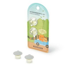 카카오프렌즈 차량용방향제 리필 2개입, 없음