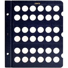 Whitman 미국캐나다 센트 앨범 페이지 빈 포트가 포함된, Page, Blank Small Cent