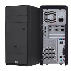 LG 컴퓨터 본체 윈도우11 i7 9세대 4K지원, 블랙, B80FV 9700 HDD500GB, 240GB, 16GB, WIN11 Pro