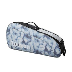 WILSON 주니어 테니스 라켓 가방 - 최대 3개의 라켓 보관 그레이/블루, 1개
