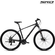SRD 솔리드 레이싱 SRX100 29인치 시마노21단 산악프레임 입문용 알루미늄 MTB 자전거, 1개, 185cm, 17인치 쉐도우 블랙