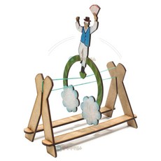 무게중심원리 외줄타기 곡예사 만들기 과학 과학교구 관찰 과학놀이키트 자연과학완구