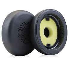 花蓮出貨 for Jabra Evolve2 75 MS USB 耳墊 耳罩耳機套 頭戴式耳機保護套 頭梁保護套 耳機罩, 黑色耳墊-1, 1個