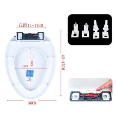 緩降靜音 馬桶蓋 特厚款通用馬桶蓋, 1個, 【加厚10mm款】V型, 白色