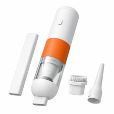 아포나 차량용 초강력 무선 청소기 에어건 휴대용 사무용, v01, 화이트+오렌지