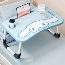 다나에 산리오 다용도 접이식 베드 테이불 라운딩 베드 트레이+크세라스 머리끈, 시나모롤