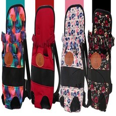 생활잇 애견앞가방 대형 레드 반려견이동장