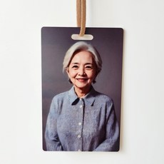 우주공작소 야외액자 사진목걸이 수목장꾸미기 수목장 액자, 1개